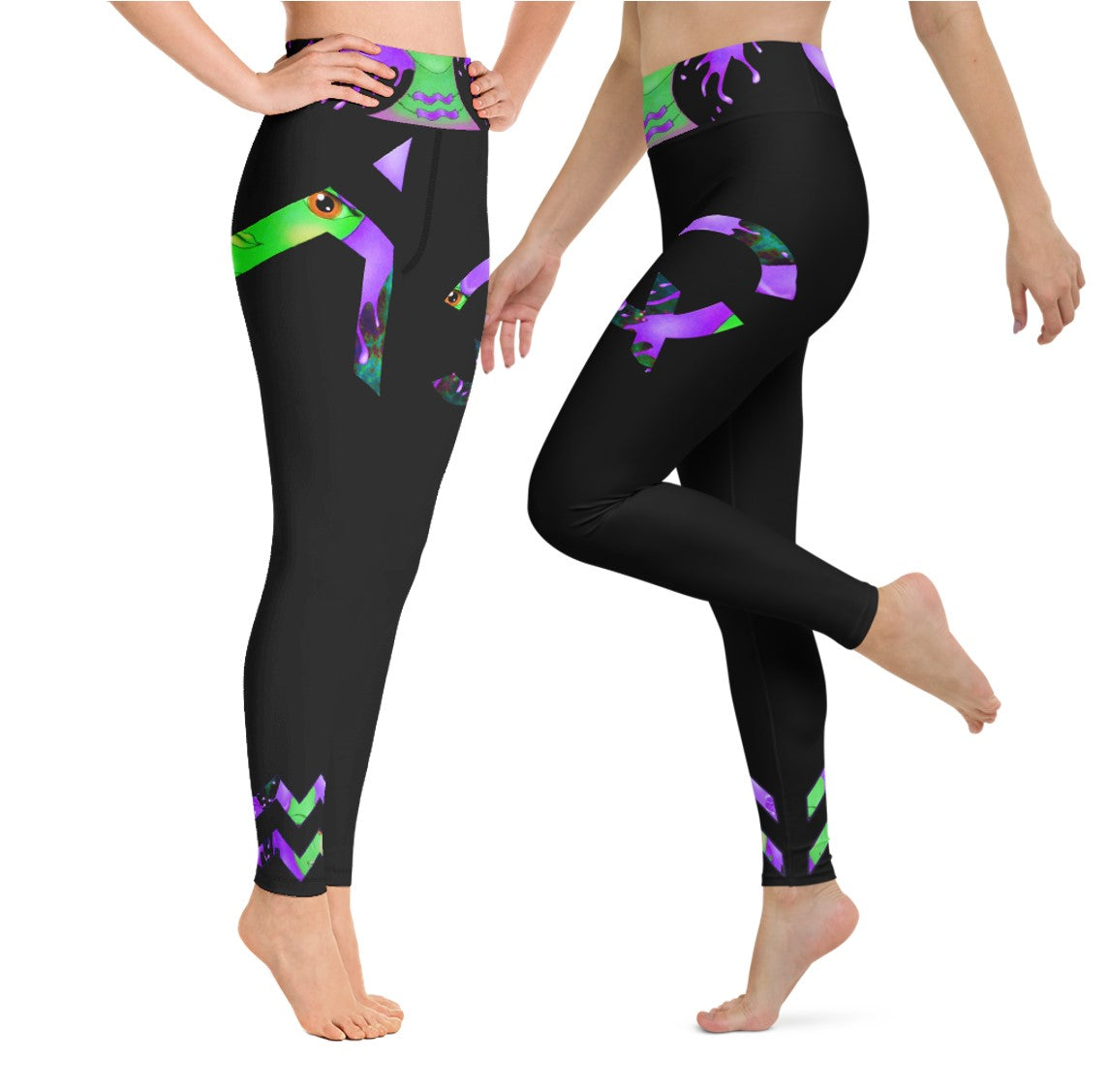 Aquarius Leggings- Topaz Pink. Yoga Pants for Women. WickedYo.